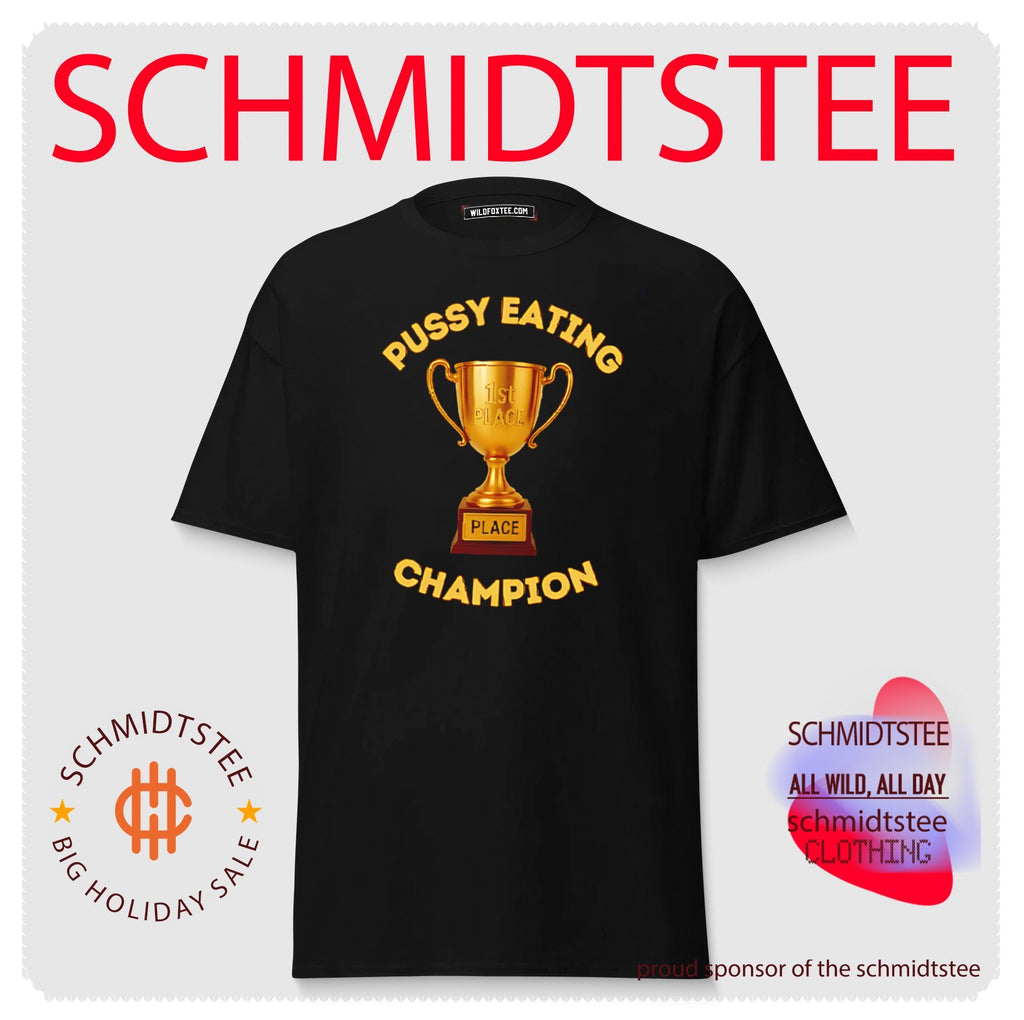 Pussy eating champion trophy shirt