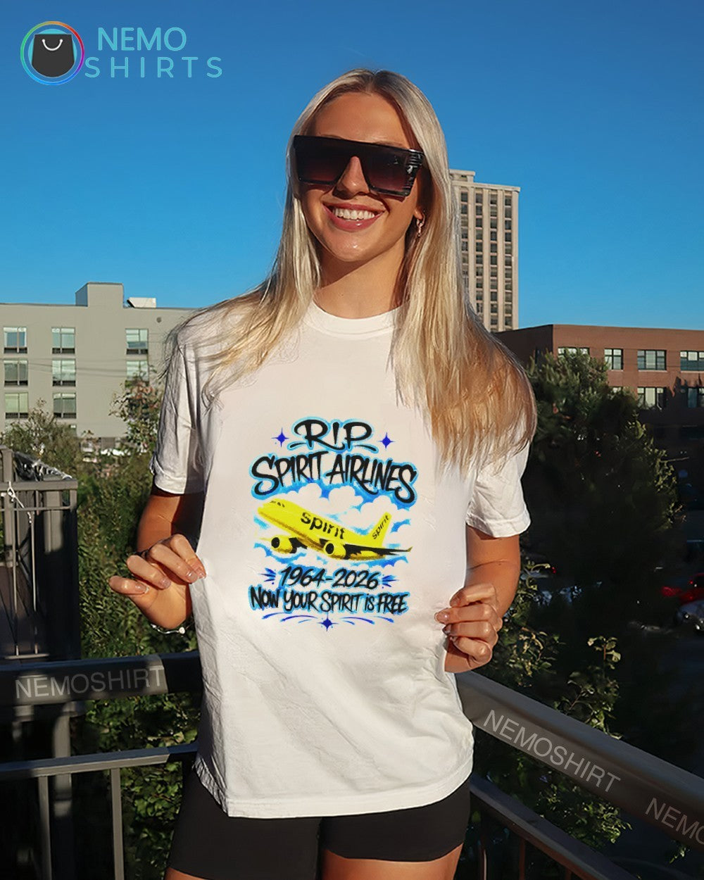 RIP spirit airlines 1964 2026 now you spirit is free shirt