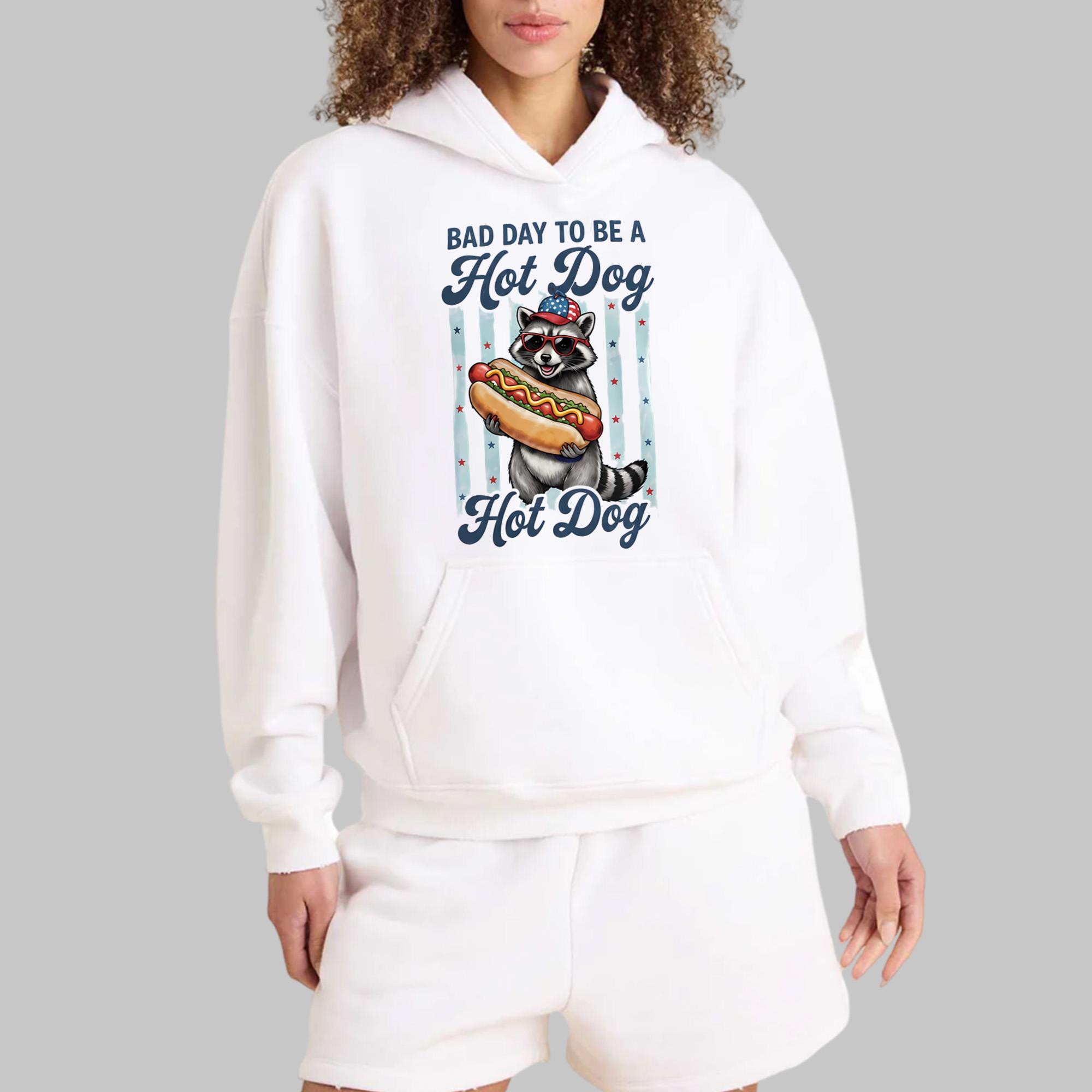 Raccoon 2026 4th Of July Hot Dog Shirt