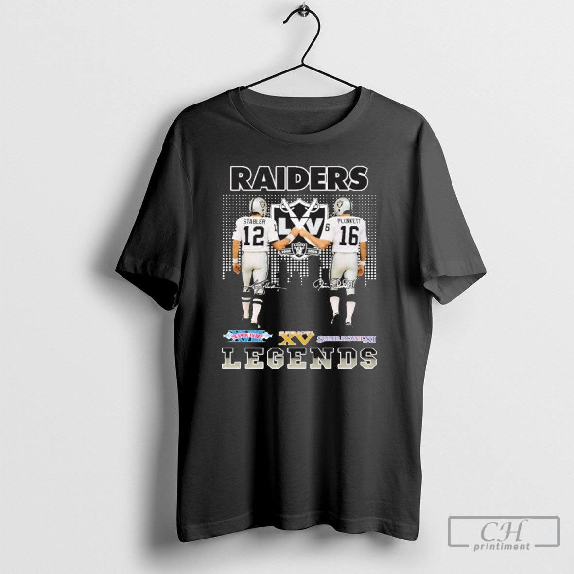 Raiders Stabler And Plunkett Signature Legends