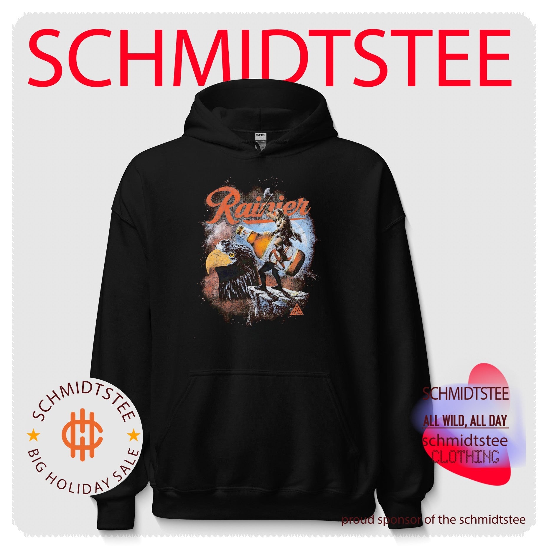 Rainier Beer Beerserker Viking Eagle Pacific Northwest shirt