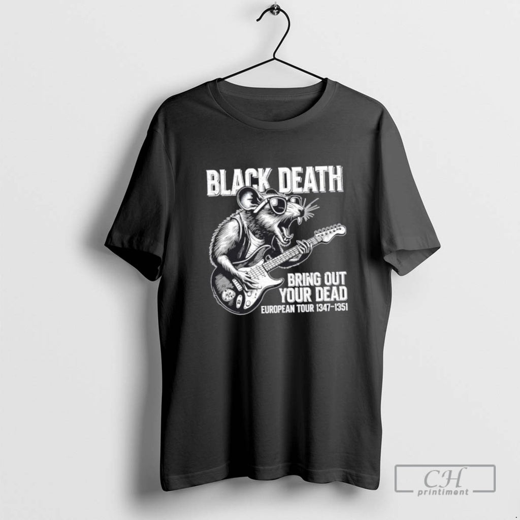 Rat Black Death Bring Out Your Dead European Tour T Shirt Sweater