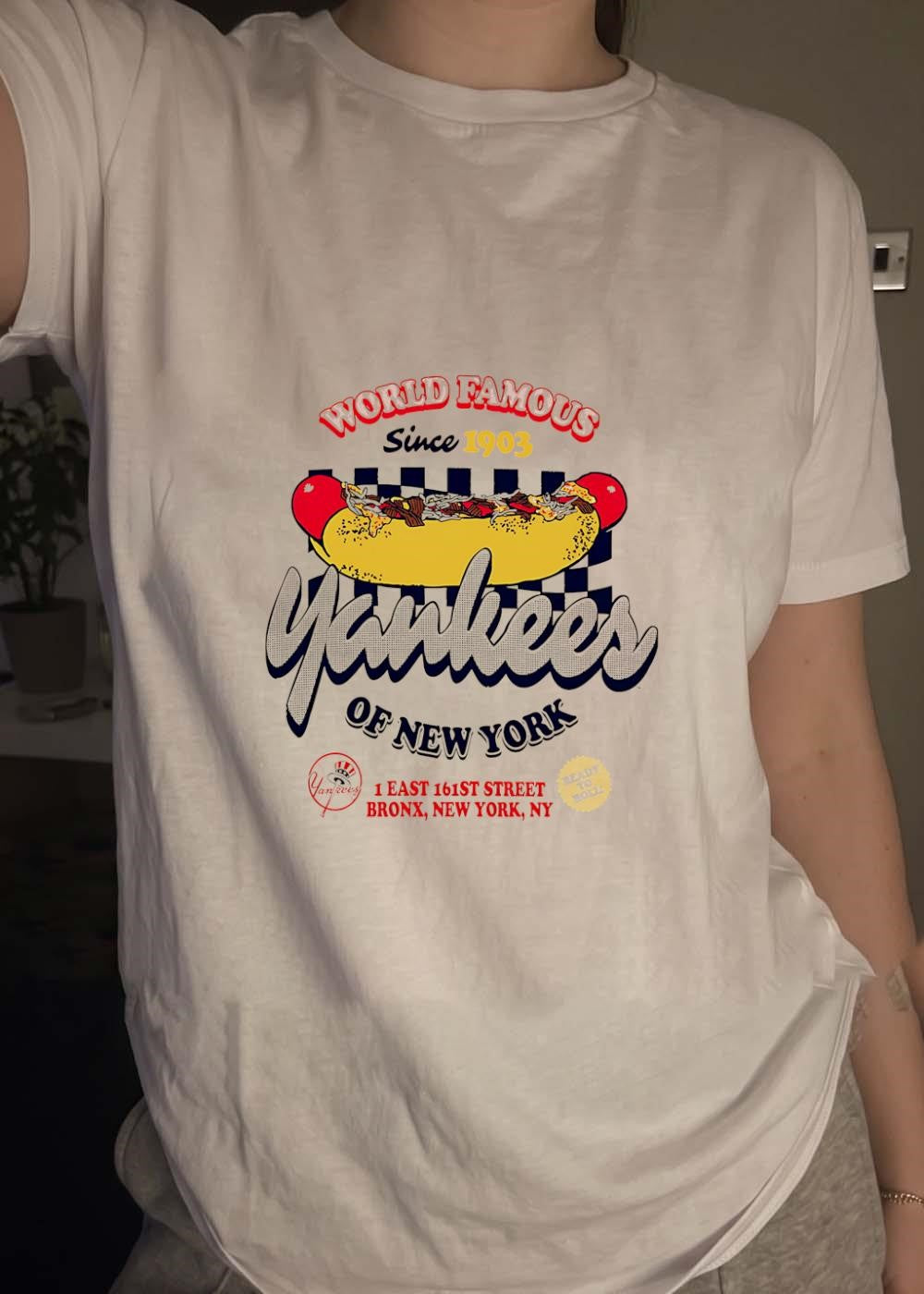 Ready to Roll 1 East 161st Street Bronx New York Ny World Famous Since 1903 Yankees T-Shirt