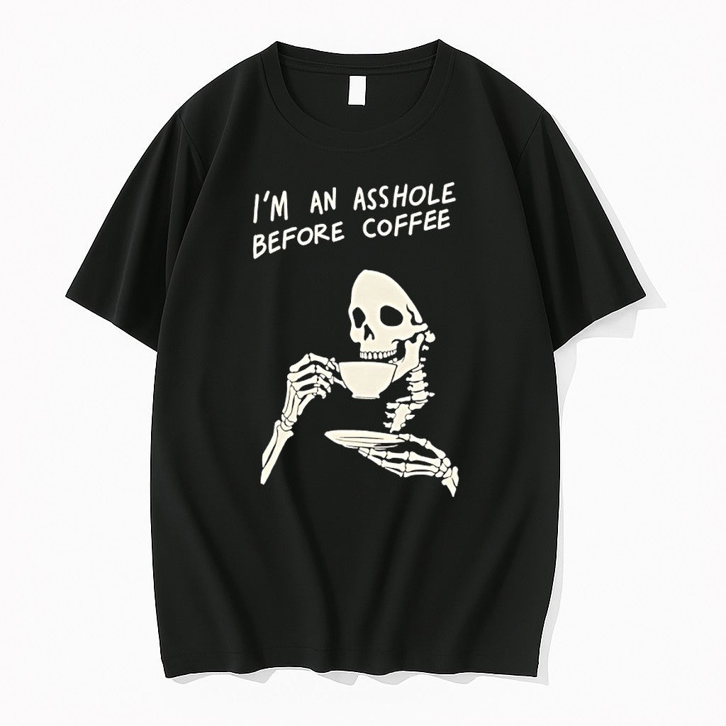Reaper Im An Asshole Before Coffee Tshirts Sweater Hoodie Jpg