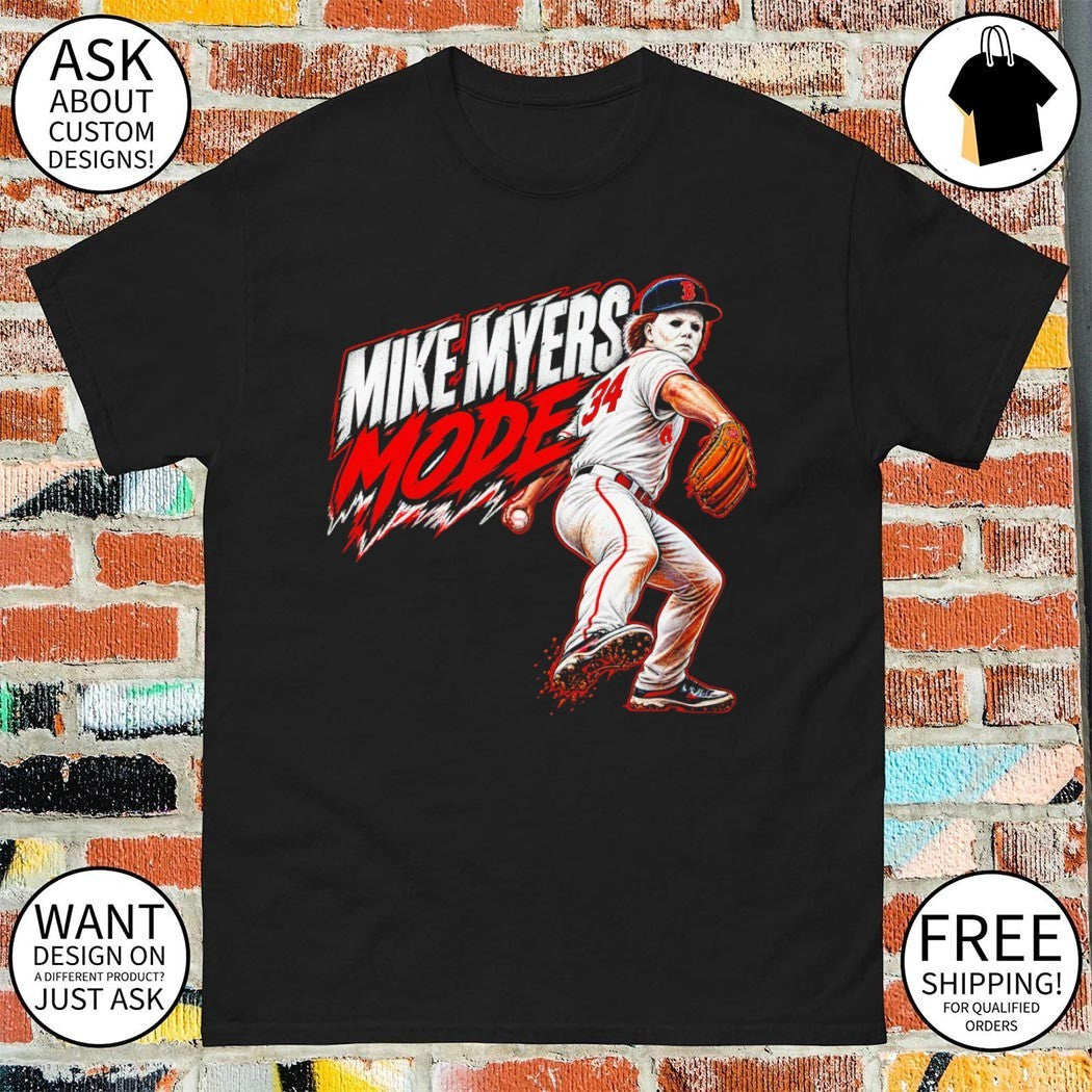 Red Sox Baseball Mike Myers Mode Graphic shirt