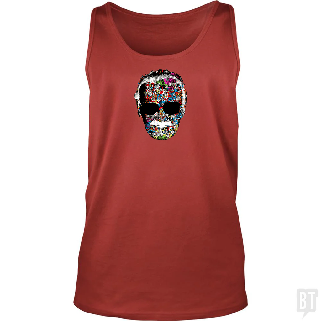 Stan Lee Man of Many Faces Tank Top