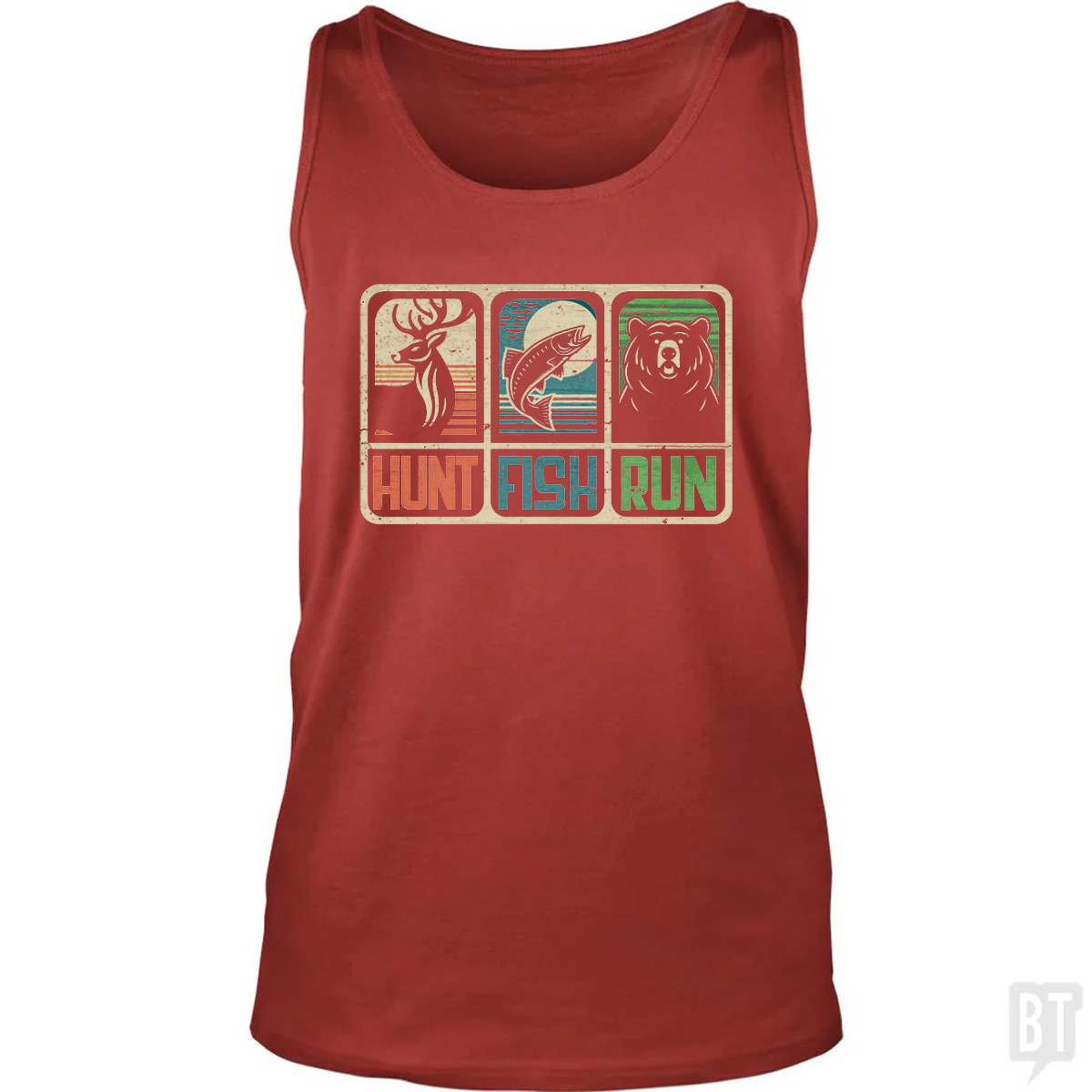 Hunt Fish Run Tank Top