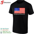 Reindustrialize United States Flag shirt