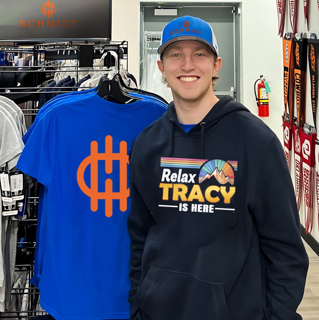 Relax Tracy is here colorful retro shirt