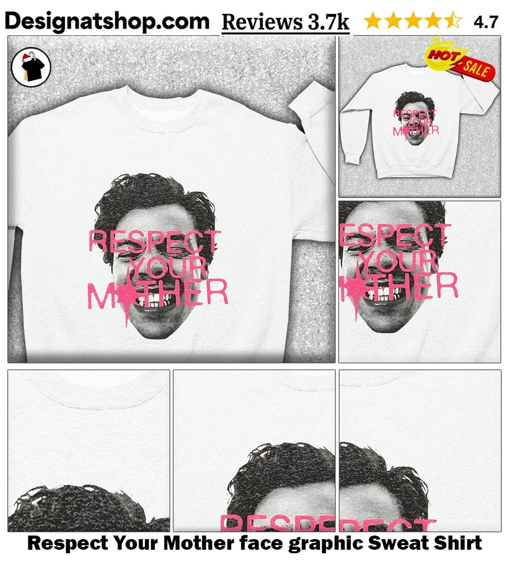 Respect Your Mother face graphic shirt