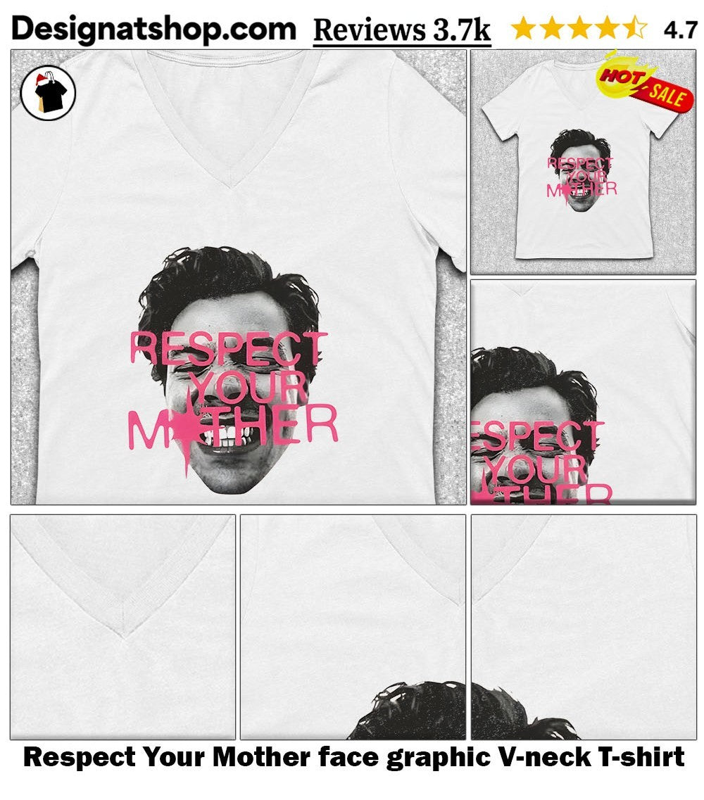 Respect Your Mother face graphic shirt
