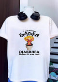 Retro Toilet Humor I Was Having Explosive Diarrhea Before It Was Cool T-Shirt