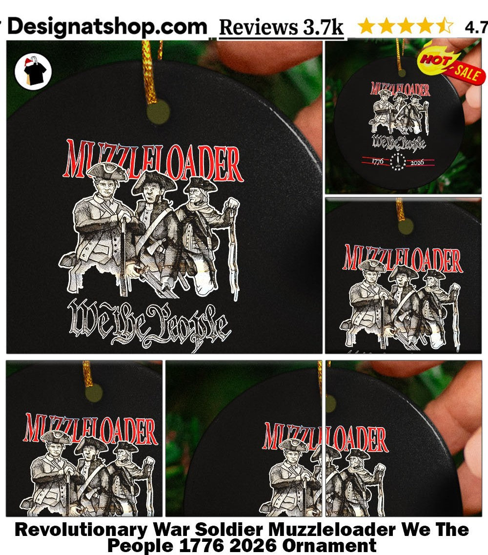Revolutionary War Soldier Muzzleloader We The People 1776 2026 shirt