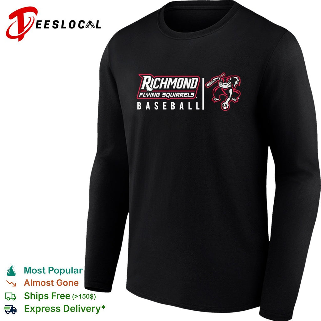 Richmond Flying Squirrels baseball mascot shirt