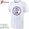 Richmond Flying Squirrels established 2010 made in the USA mascot shirt