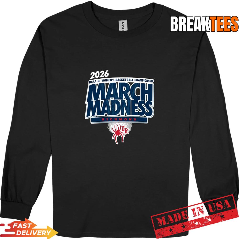 Richmond Spiders Basketball Champions 2026 March Madness Women’s Fan T-Shirt