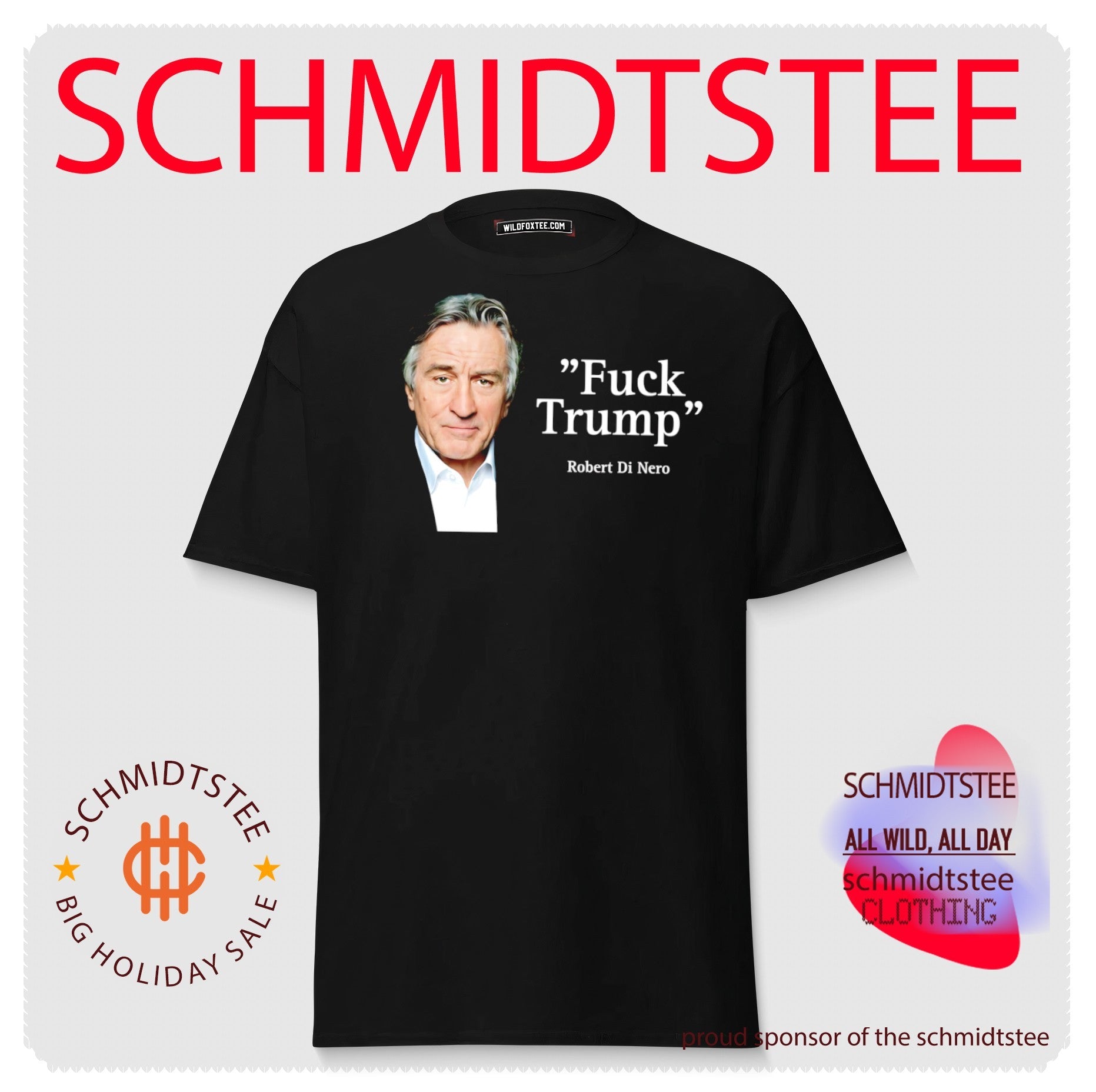 Robert De Niro Fuck Trump Political Quote shirt