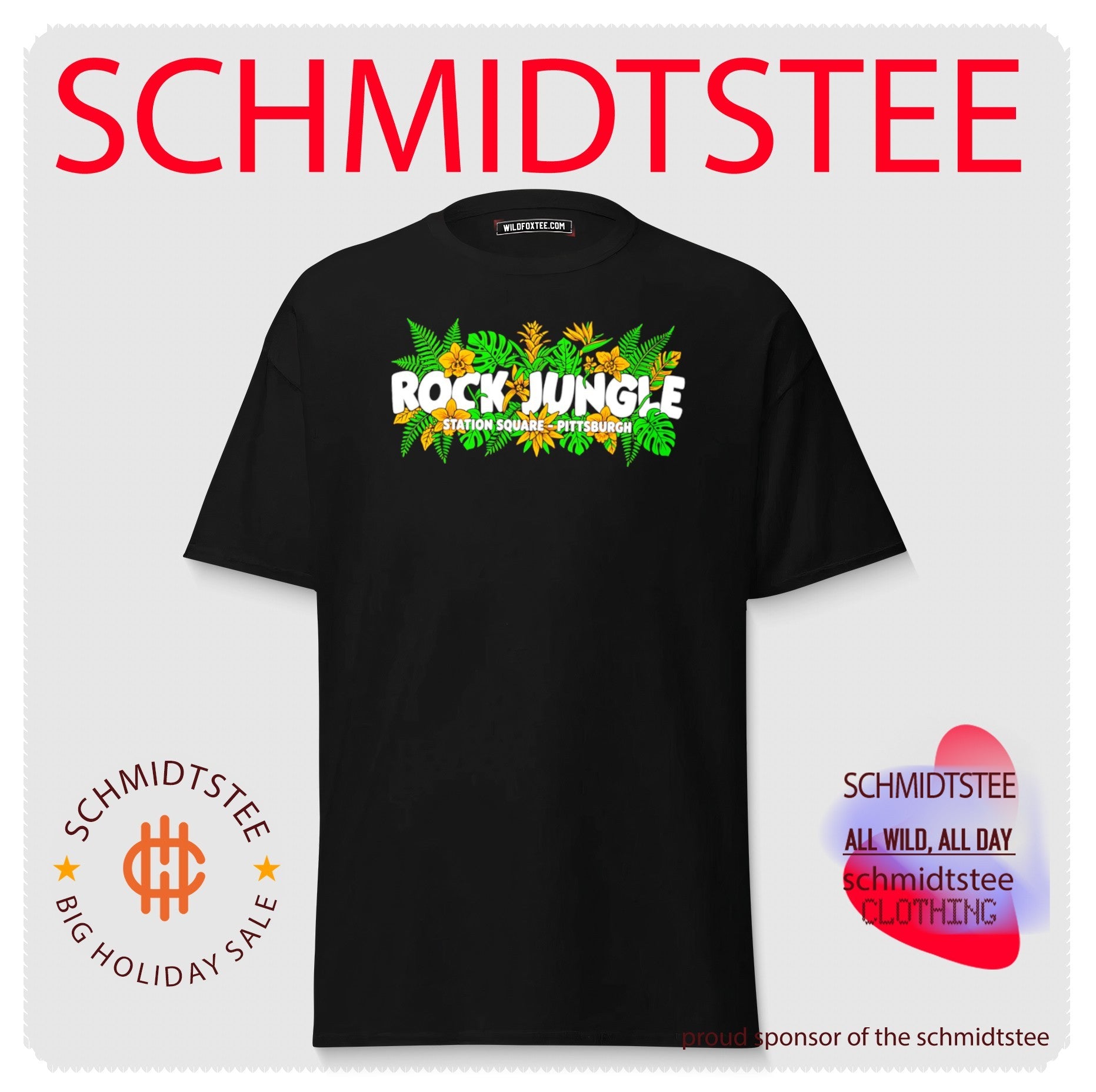 Rock Jungle Station Square Pittsburgh Tropical shirt