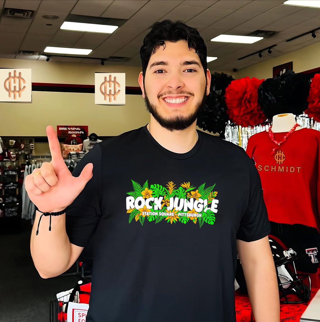 Rock Jungle Station Square Pittsburgh Tropical shirt