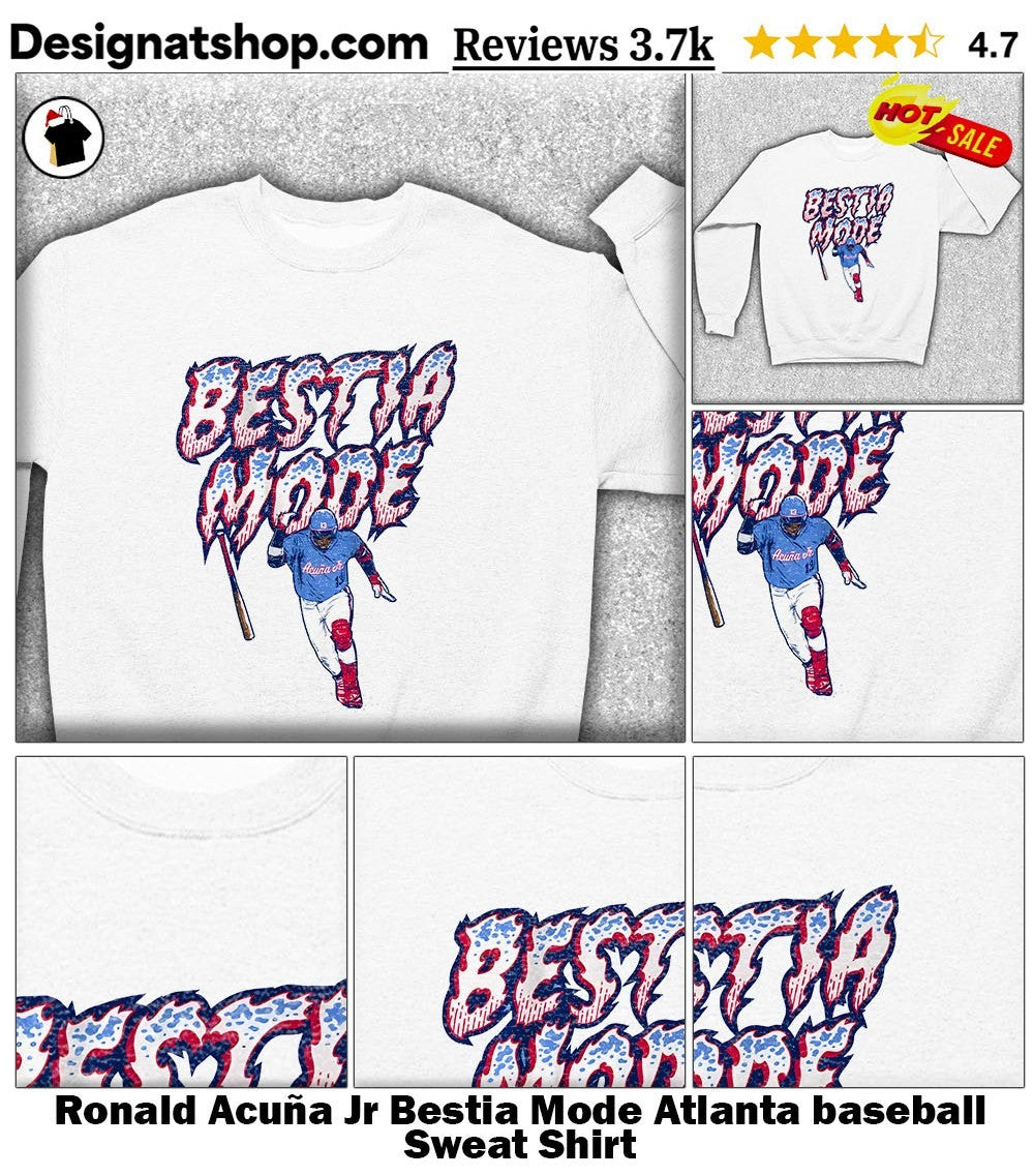 Ronald Acuña Jr Bestia Mode Atlanta baseball shirt