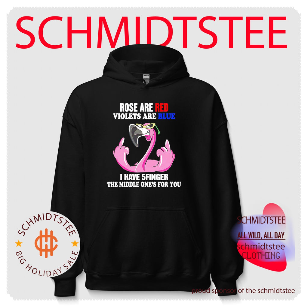 Roses Are Red Violets Are Blue I Have 5 Fingers the Middle One Is for You shirt