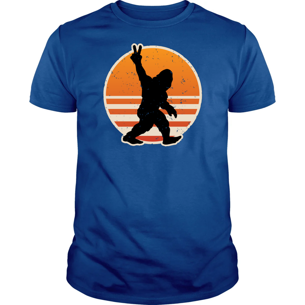 Retro Bigfoot Peace