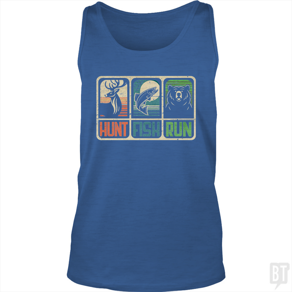 Hunt Fish Run Tank Top