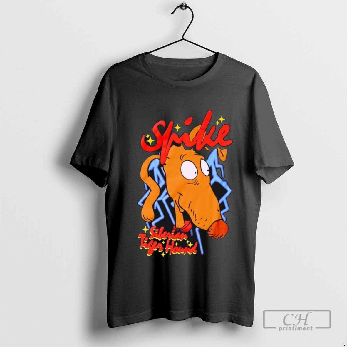 Rugrats Spike Puff Print