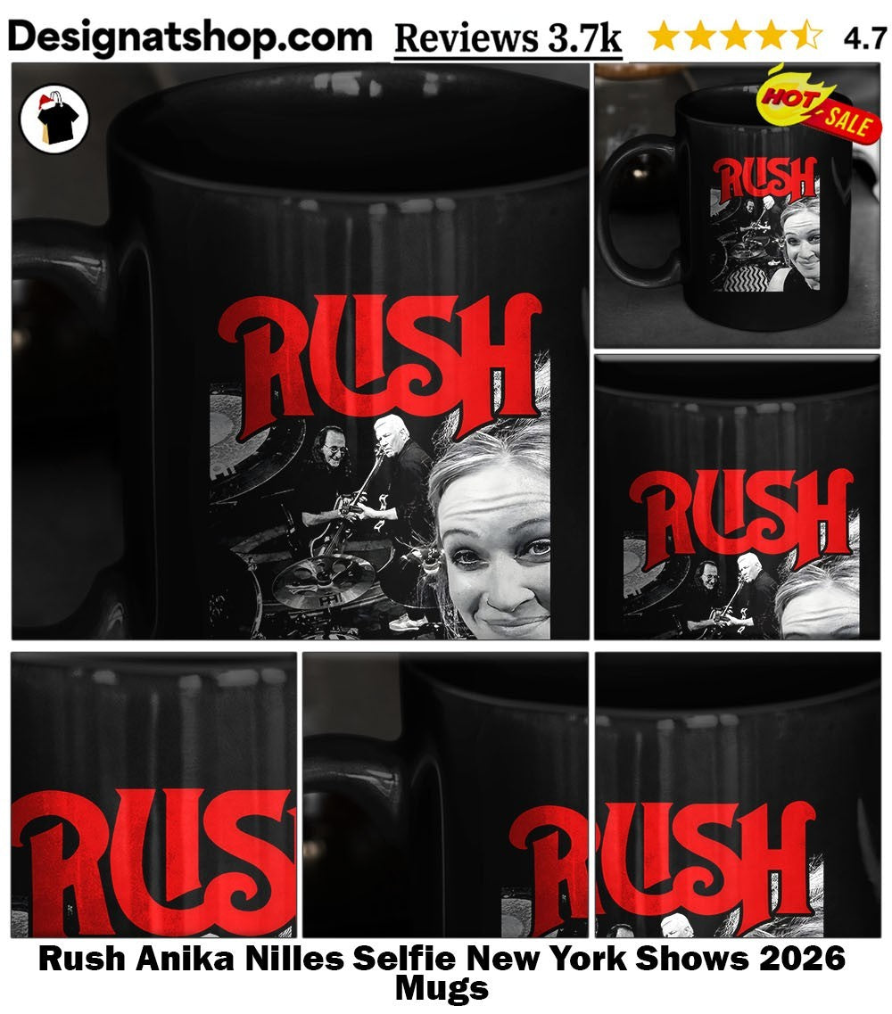 Rush Anika Nilles Selfie New York Shows 2026 shirt
