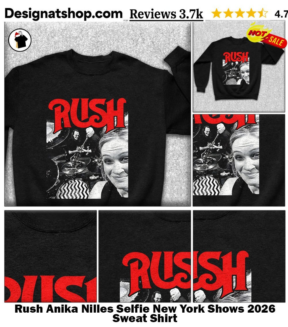Rush Anika Nilles Selfie New York Shows 2026 shirt