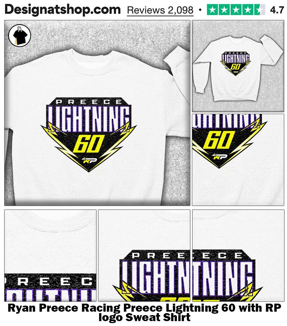 Ryan Preece Racing Preece Lightning 60 with RP logo shirt