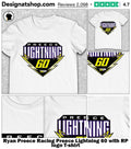 Ryan Preece Racing Preece Lightning 60 with RP logo shirt