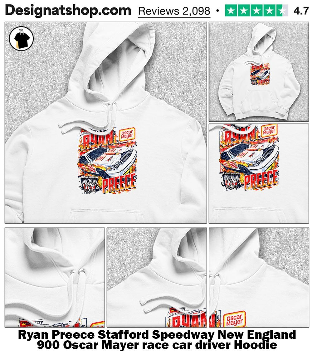 Ryan Preece Stafford Speedway New England 900 Oscar Mayer race car driver shirt