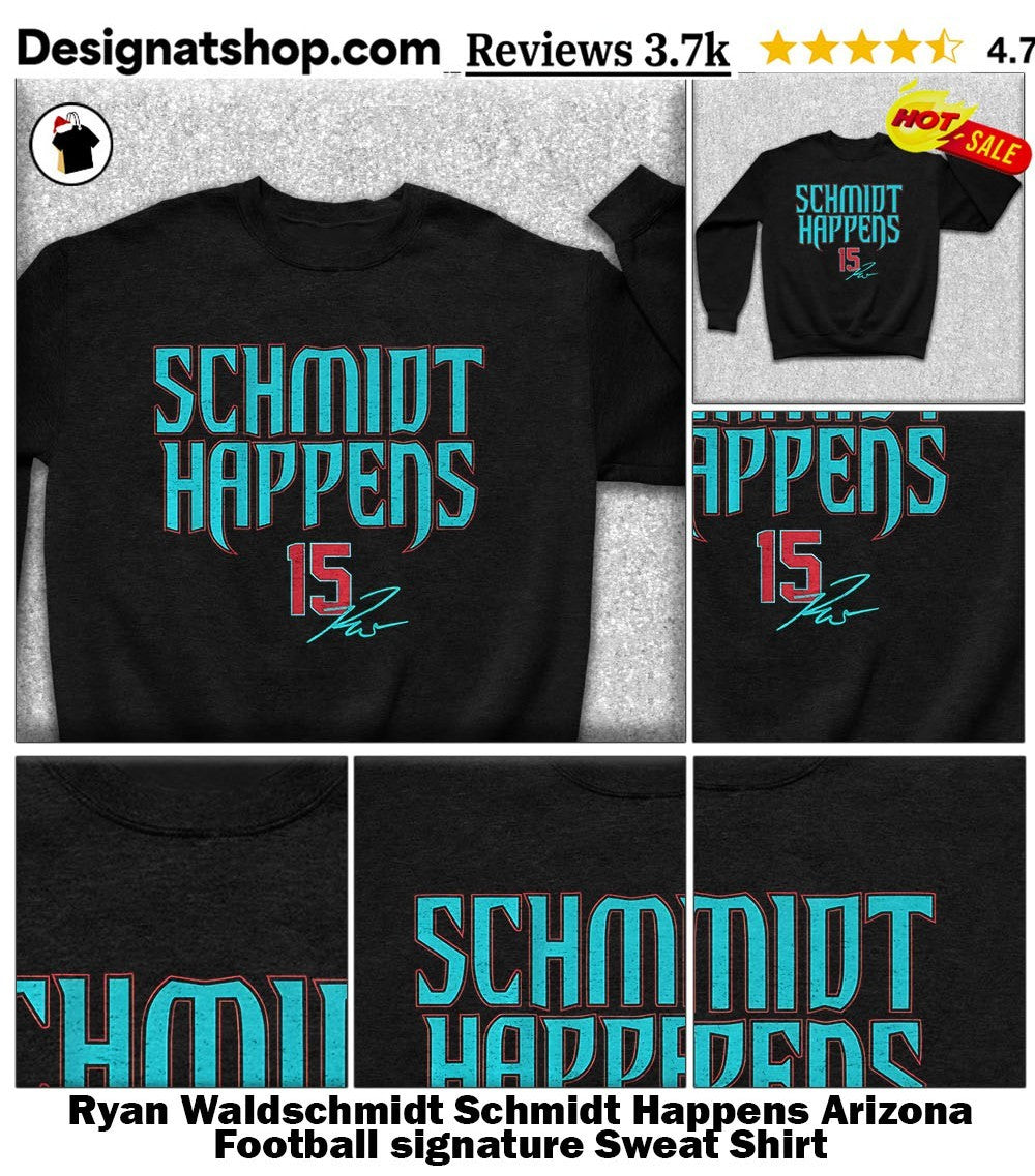 Ryan Waldschmidt Schmidt Happens Arizona Football signature shirt