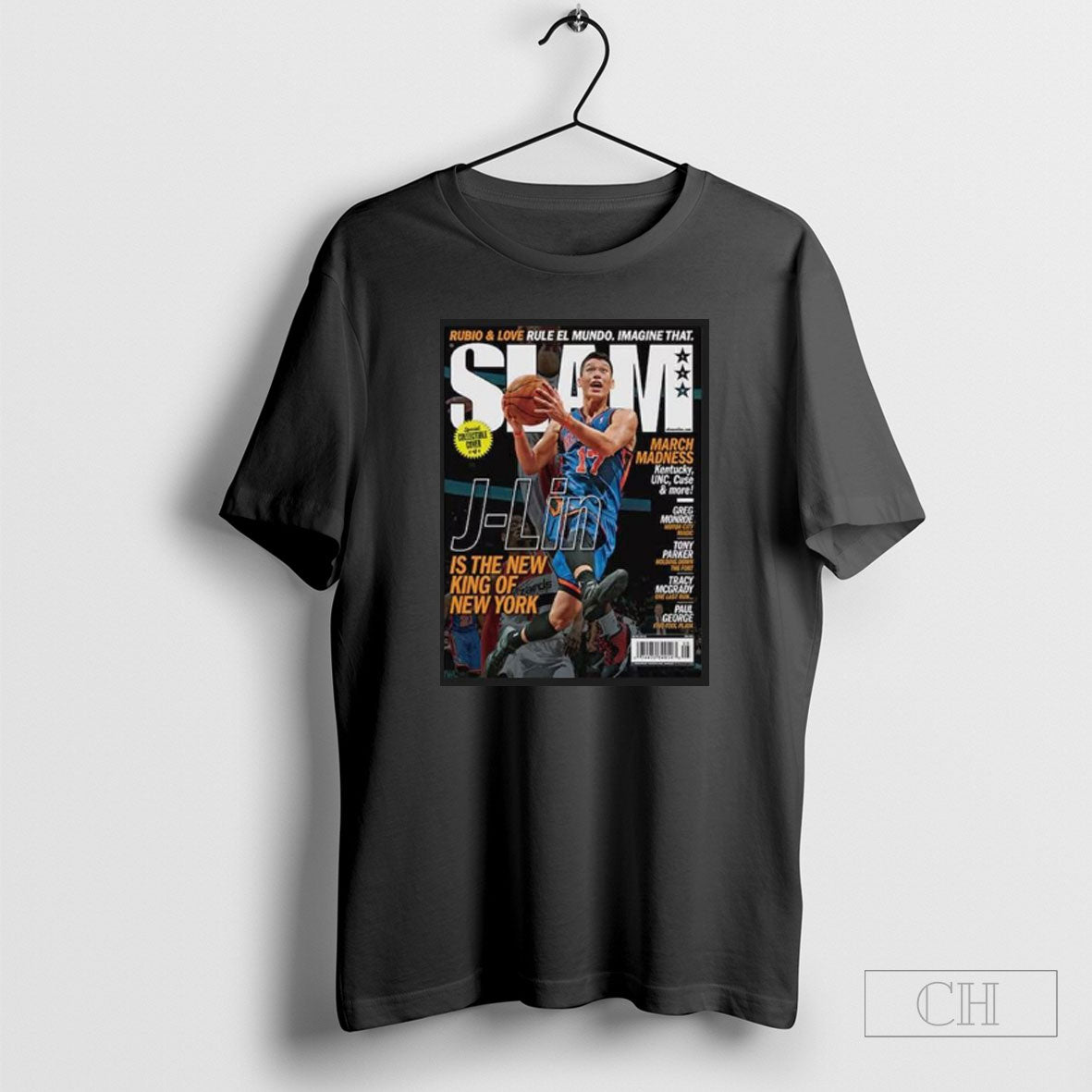 Slam Jeremy Lin Is The New King Of New York T Shirt Tee