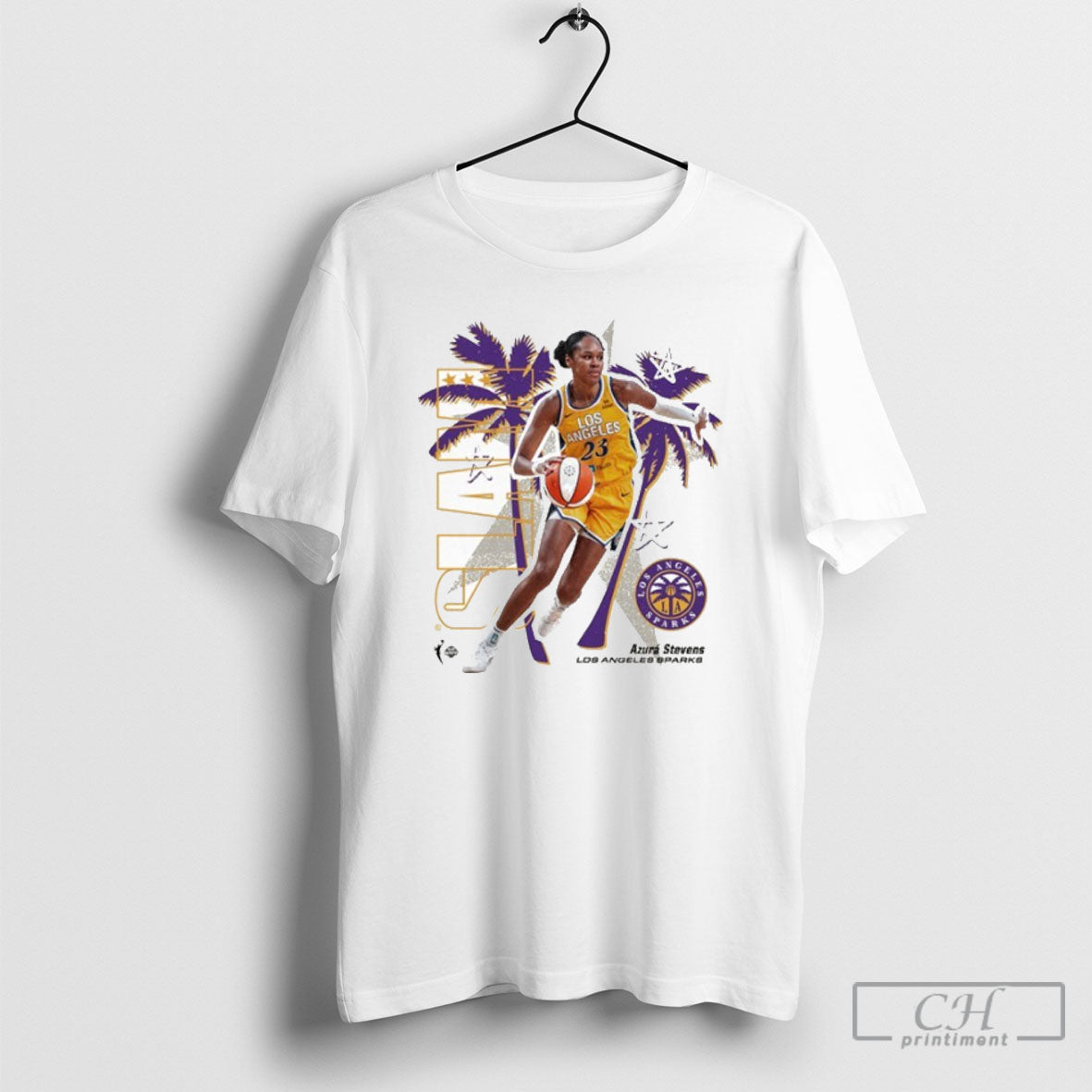 Slam Los Angeles Sparks Azura Stevens T Shirt
