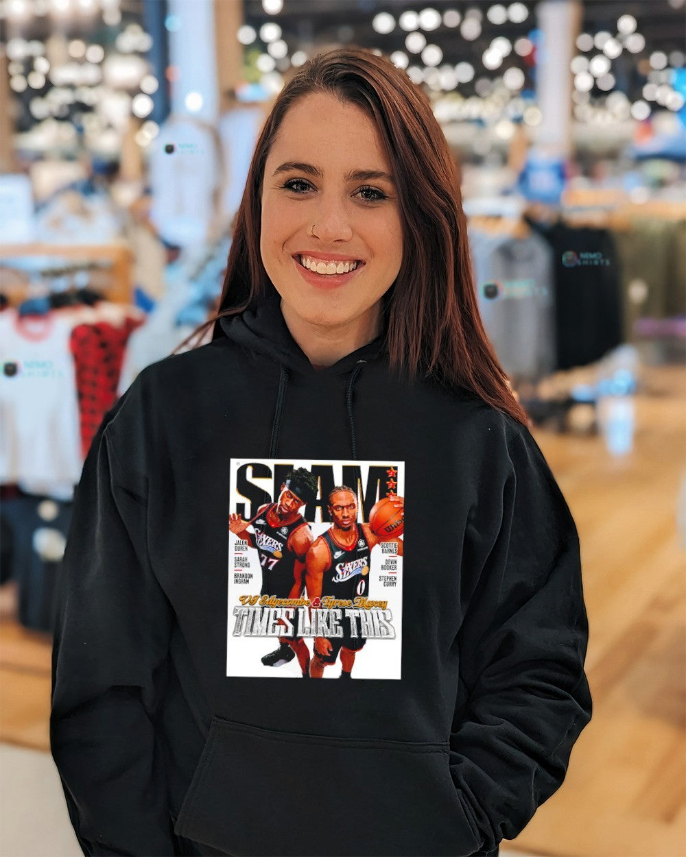 SLAM Philadelphia Sixers VJ Edgecombe and Tyrese Maxey times like this shirt