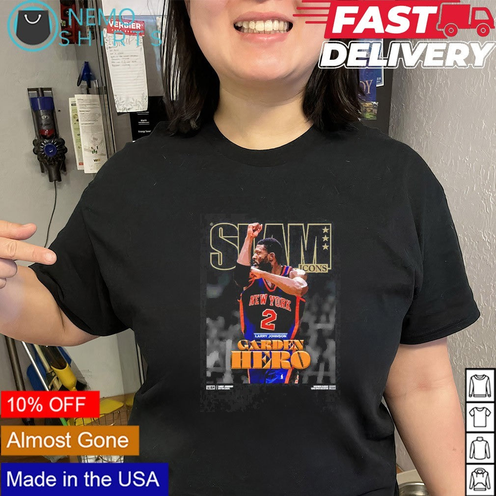SLAM icons Garden hero Larry Johnson shirt