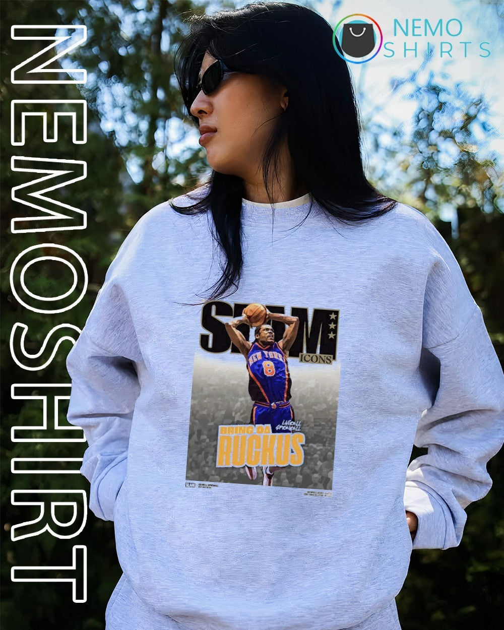 SLAM icons bring da ruckus Latrell Sprewell shirt