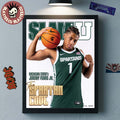SLAMU Michigan State Spartans Jeremy Fears Jr The Spartan Code Magazine Cover Home Decor Poster Canvas