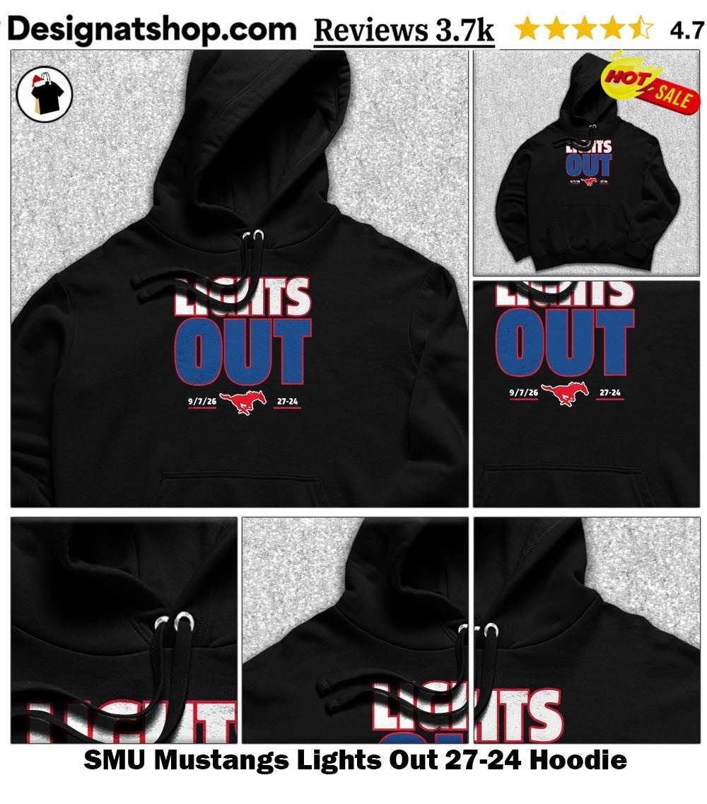 SMU Mustangs Lights Out 27-24 shirt
