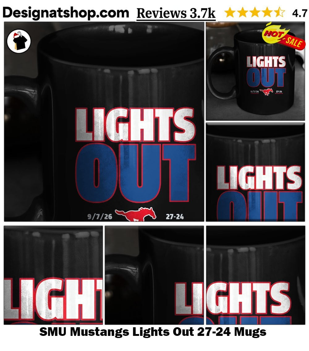 SMU Mustangs Lights Out 27-24 shirt