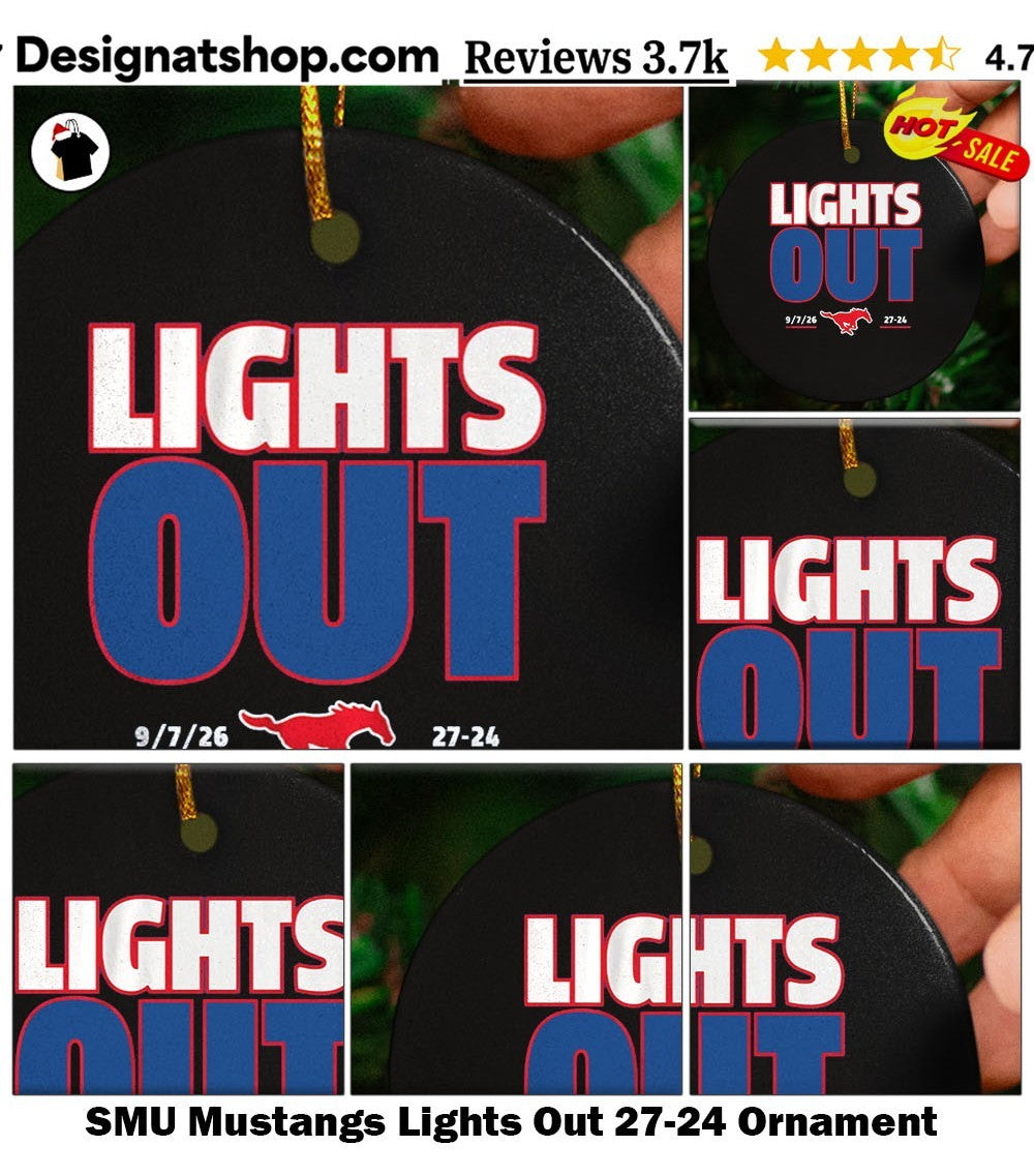 SMU Mustangs Lights Out 27-24 shirt