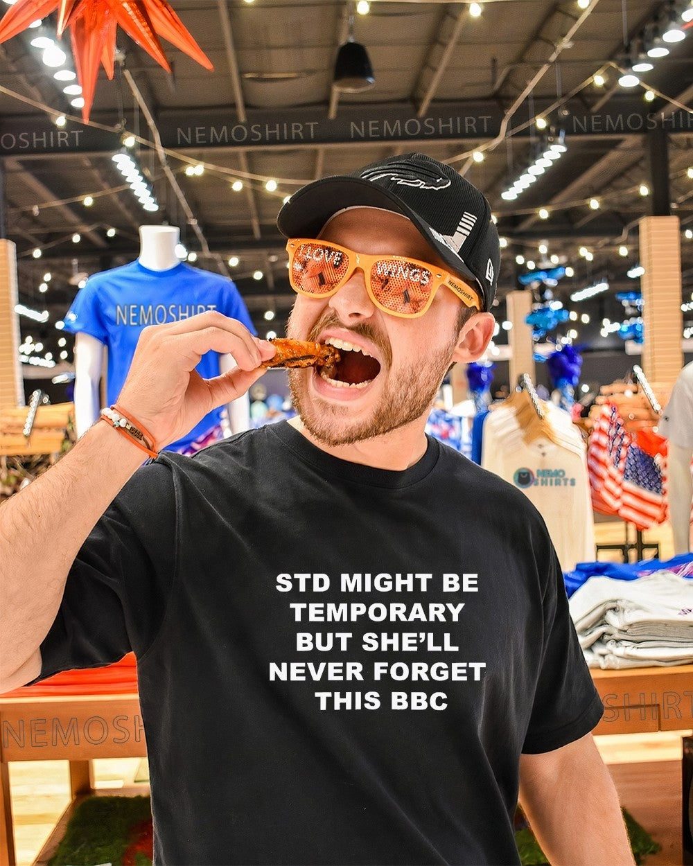 STD might be temporary but she’ll never forget this BBC shirt
