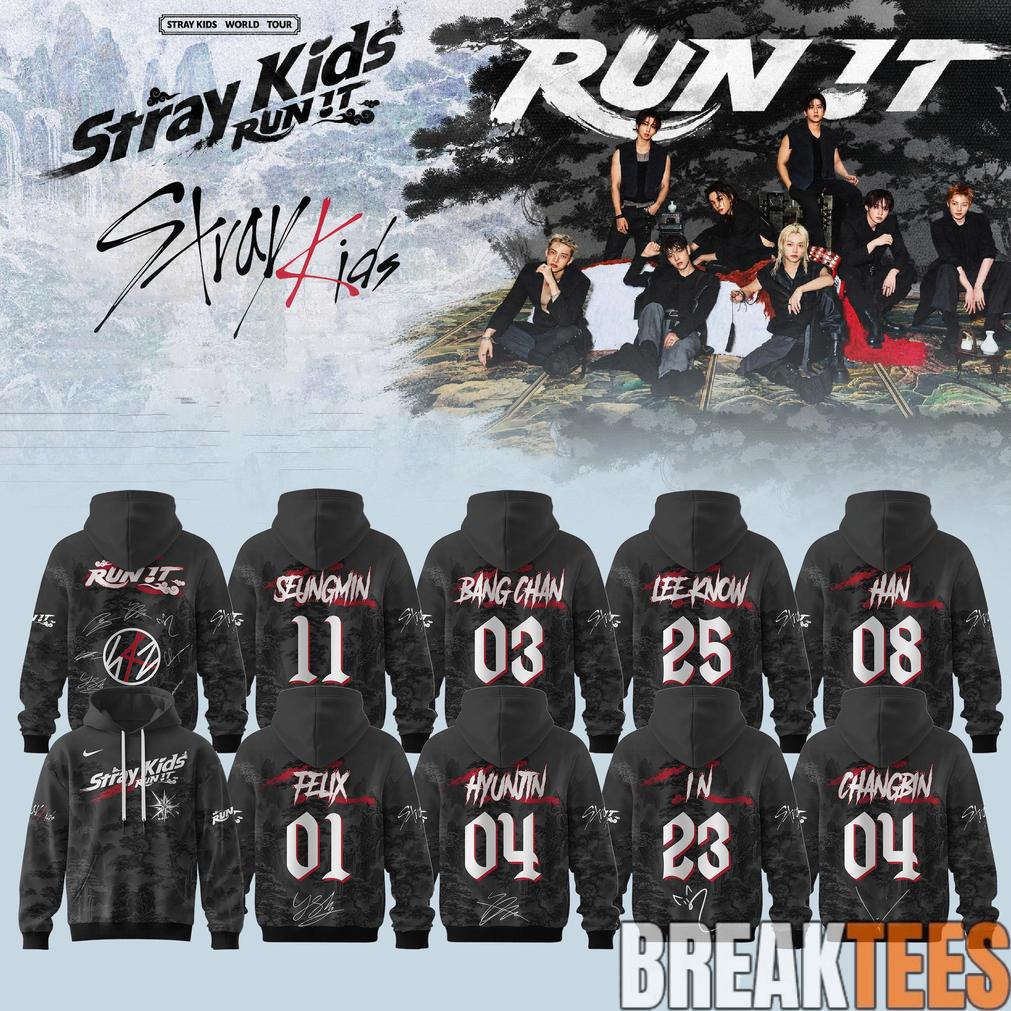 STRAY KIDS RUN IT WORLD TOUR 2026 Edition Hoodie