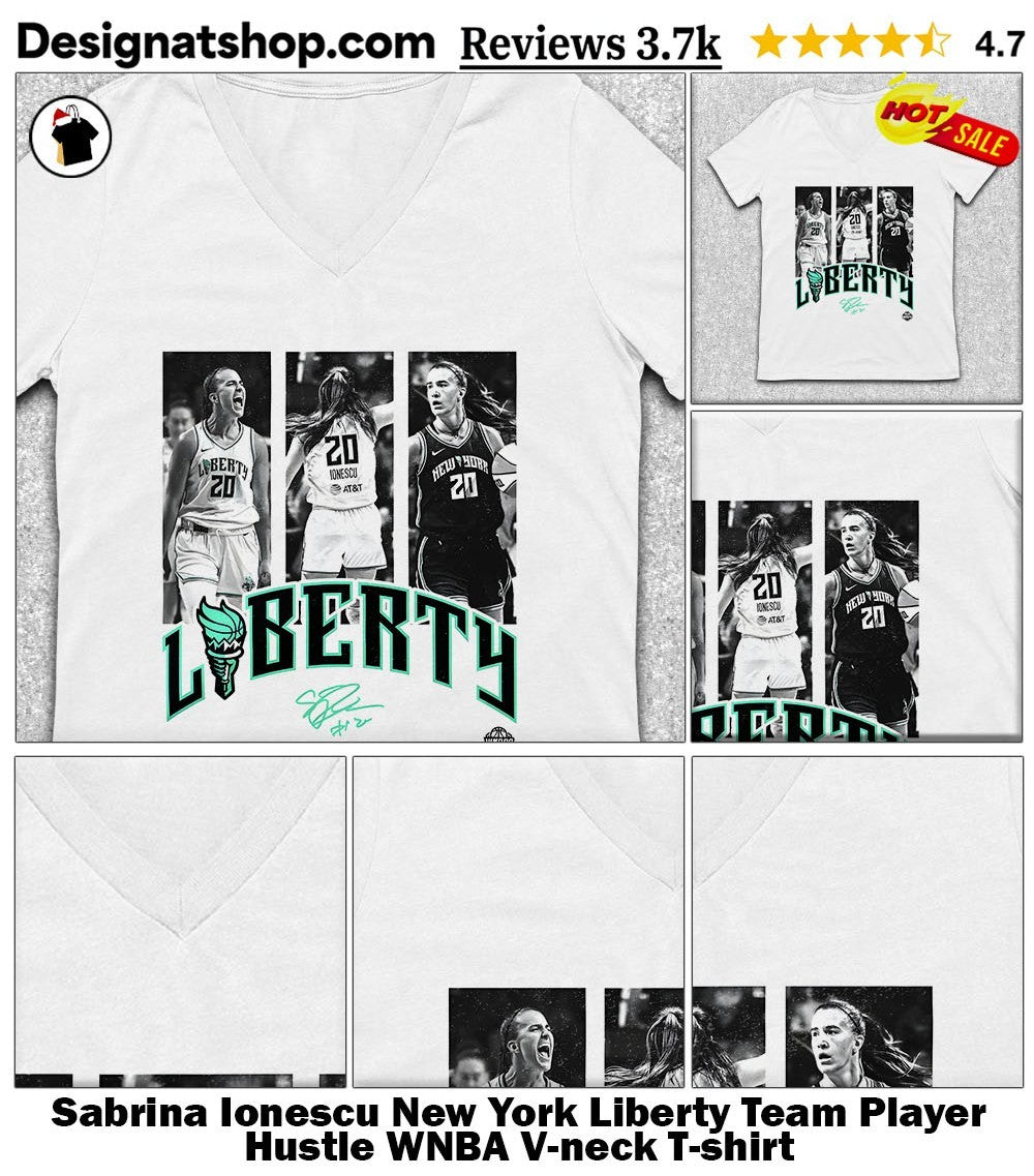 Sabrina Ionescu New York Liberty Team Player Hustle WNBA shirt
