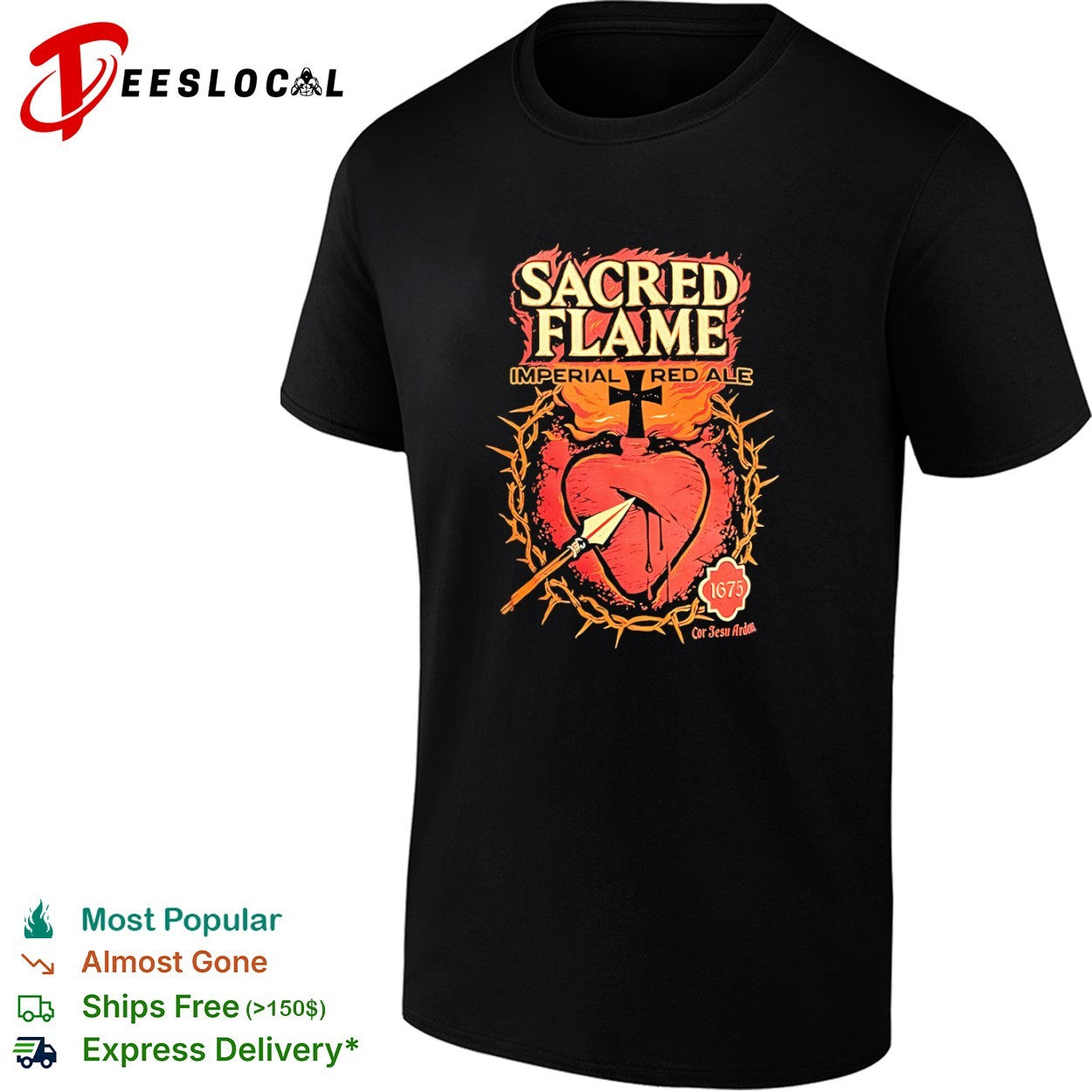 Sacred Flame Imperial Red Ale 1675 shirt