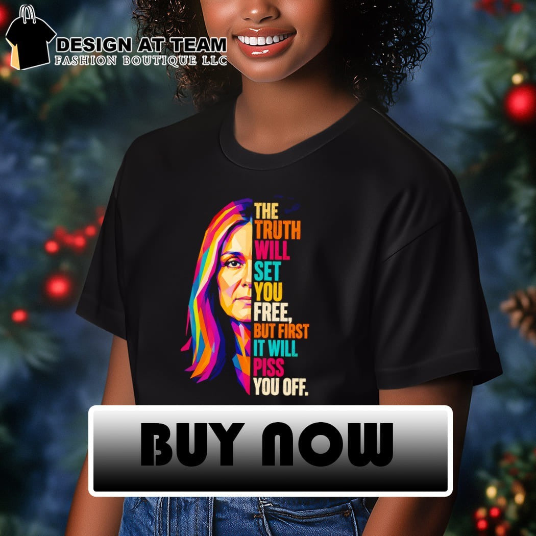 Samantha Bee Portrait the truth will set you free but first it will piss you off shirt