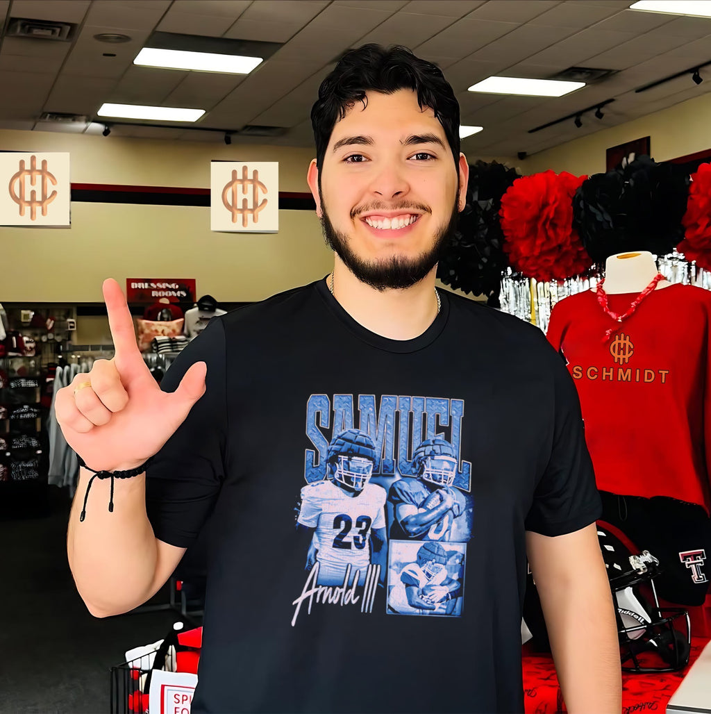 Samuel Arnold III Football Player athlete shirt