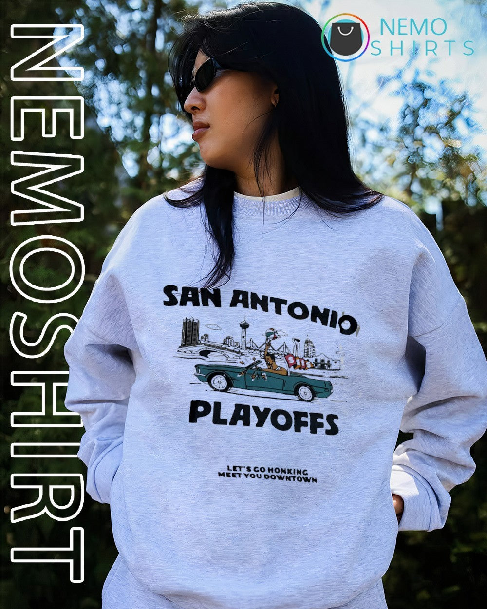 San Antonio Spurs 2026 Playoffs let’s go honking meet you downtown shirt